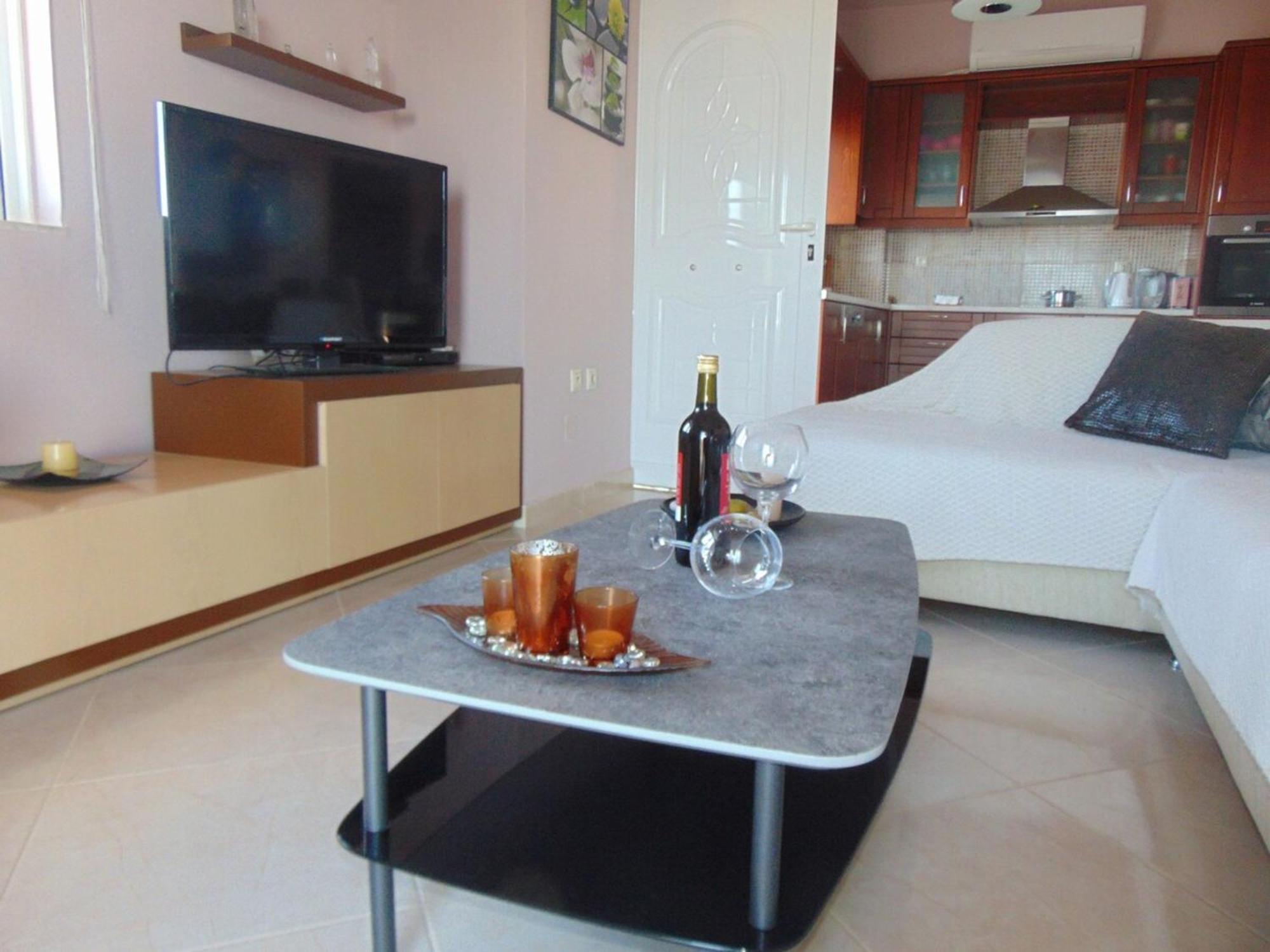 Comfy Beachfront Litinas Casa With Seaview La Canea Exterior foto